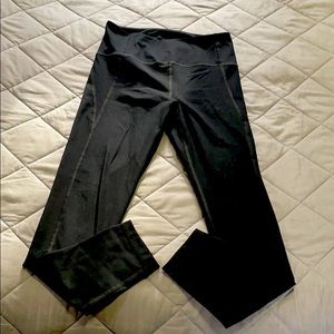 Girlfriend Collective Black Leggings, size large